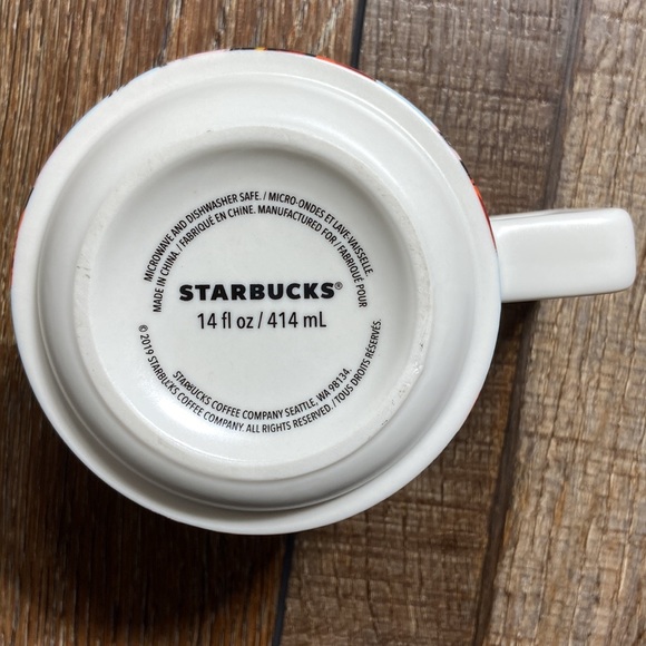 Starbucks Peony Swirl 14 oz Mug 2019 - Picture 8 of 10